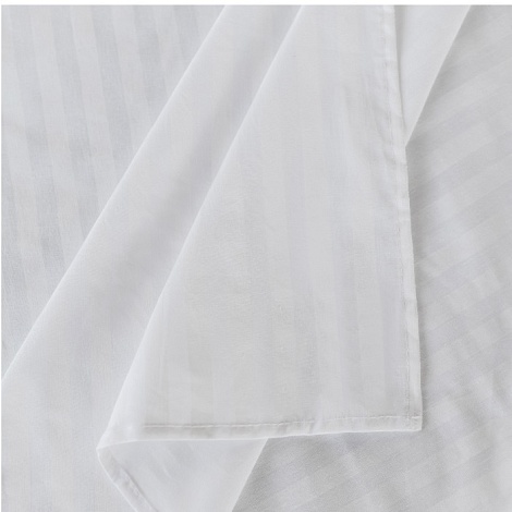 Простыня Поплин страйп (белый), 2-х спальный