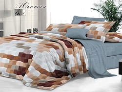 Комплект постельного белья Евро "Sateen De Luxe" Эльф, Юкатан