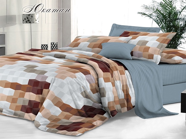 Комплект постельного белья 1,5 спальное "Sateen De Luxe" Эльф, Юкатан