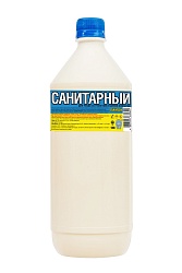 Бархат Санитарный жидкий (дезинфицирующее средство для ванной и туалета), 1л 