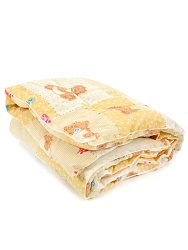 Детское одеяло холлофайбер бязь СП_ОД_БХФ, пл200, 110*140 см
