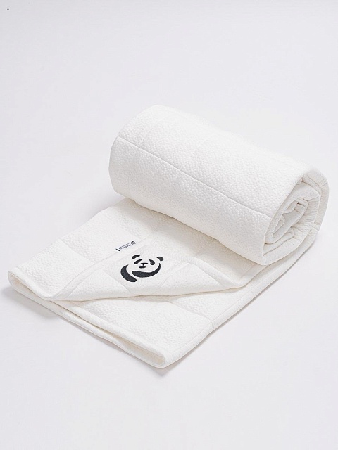 Утяжеленное одеяло PandaHug стеганое PHGH3368 / аромароллер в подарок, 140*195 см
