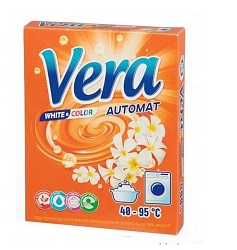 Стиральный порошок универсальный "Вера-Автомат"  для белого и цветного с энзимами, 400 гр