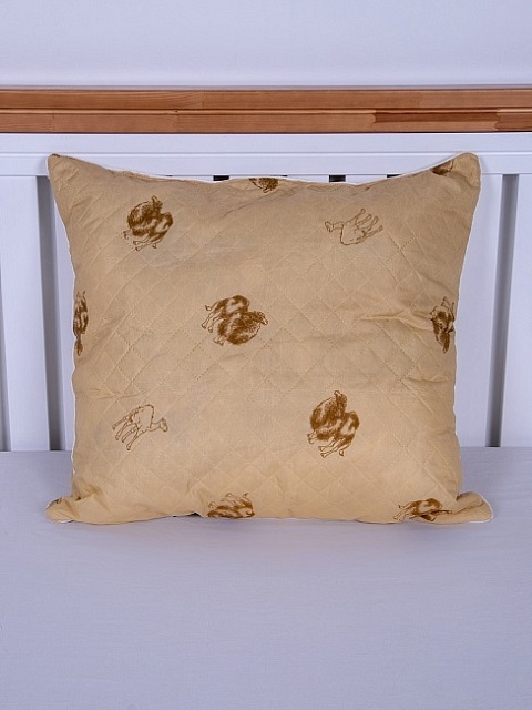 Подушка "Верблюжья шерсть" полиэстер стандарт (Полиэфирное волокно), 40*40см