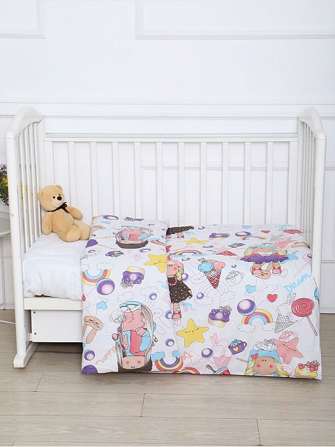 Пододеяльник бязь (без молнии) / Сластена 110x140 см