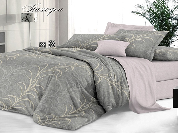 Комплект постельного белья Семейный "Sateen De Luxe" Эльф, Находка