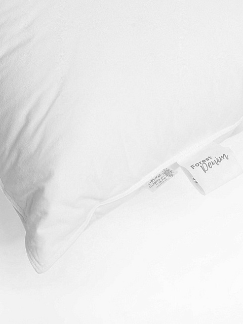 Подушка пуховая Forest Denim коттон твилл, 68*68см