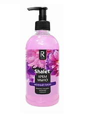 Жидкое крем-мыло SHALET  Успокаивающее Нежный пион (дозатор), 500мл