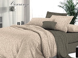 Комплект постельного белья Семейный "Sateen De Luxe" Эльф, Сингапур