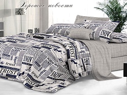 Комплект постельного белья Семейный "Sateen De Luxe" Эльф, Хорошие новости