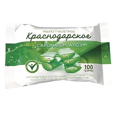 Мыло туалетное «Краснодарское» Алоэ в обертке, 100 гр 