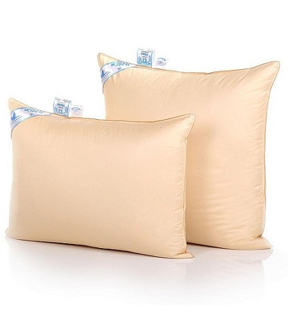 Подушка средняя пуховая сатин "Соната" / ПС, 50*70 см