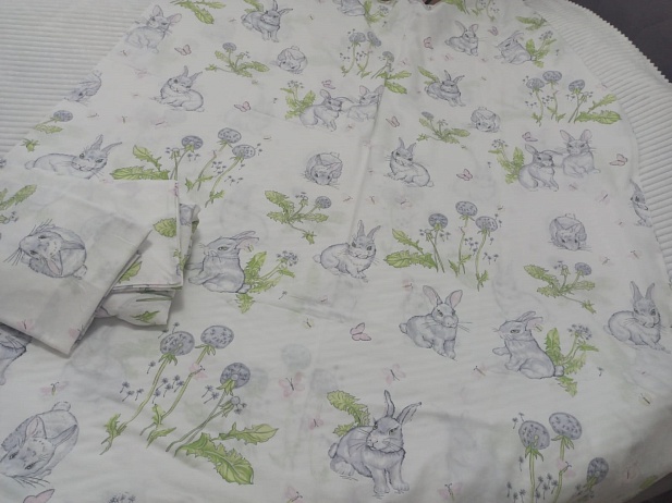 Комплект постельного белья Поплин 1,5 спальный (индивидуальный пошив)