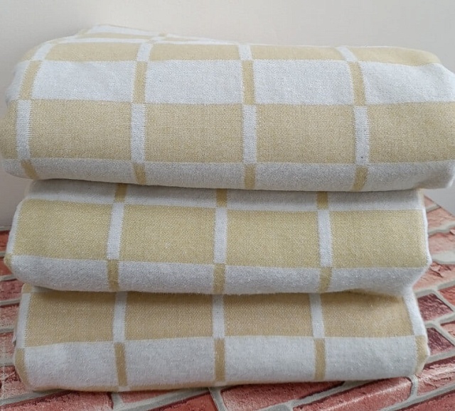 Одеяло байковое 400 гр. 80% хлопок, 140x205 см