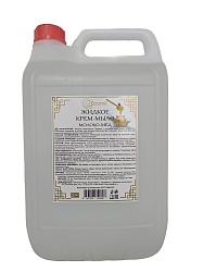 Жидкое Крем  мыло ЭКОМИЛ, Молоко и мед безцветное, 5л канистра