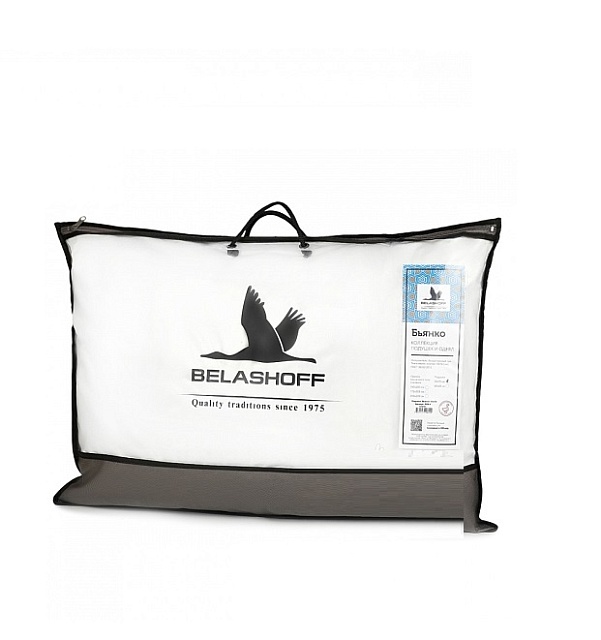 Подушка средней степени поддержки Гусиный пух "Бьянко" / ППБ, 68*68см