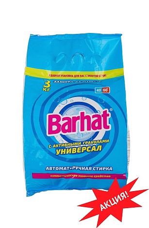 Стиральный порошок Бархат автомат УНИВЕРСАЛ, 3кг