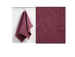 Полотенце махровое "Салфетка", плотность 360 г/кв.м, 30х50см, Бордовый