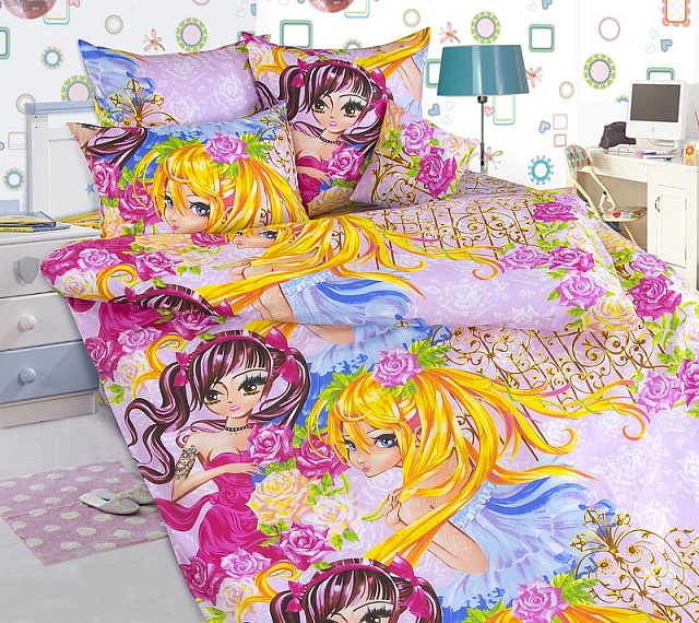 Пододеяльник с детским рисунком бязь Ясельный