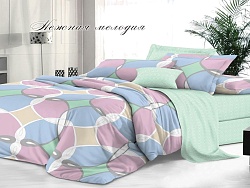 Комплект постельного белья Семейный "Sateen De Luxe" Эльф, Нежная мелодия