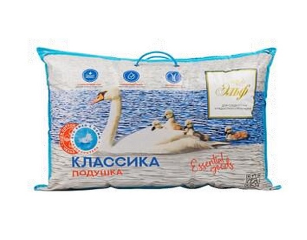 Подушка Лебяжий пух, "Классика" 50*70см, Эльф
