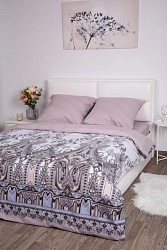 Комплект постельного белья 2х спальный с Евро простыней, Латифа