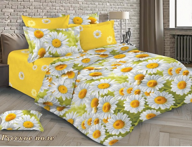 Комплект постельного белья 2х спальный, Русское поле
