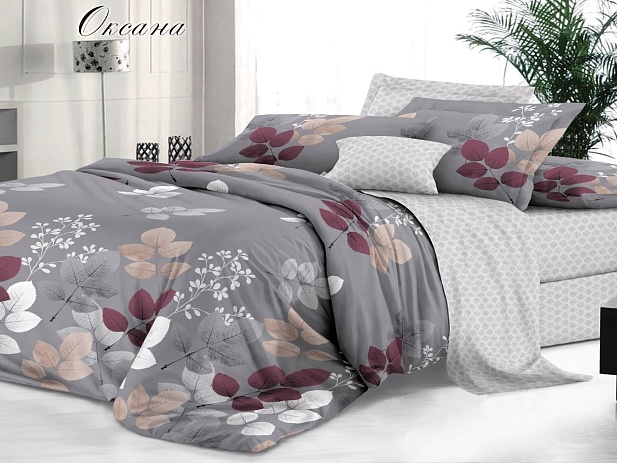 Комплект постельного белья Евро "Sateen De Luxe" Эльф, Оксана