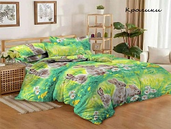 Комплект постельного белья 1,5 спальный "Domo Vita", Кролики