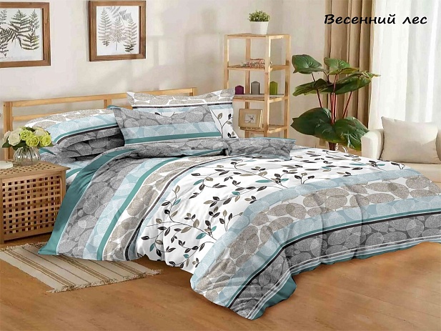 Комплект постельного белья 2-х спальный "Макси" "Domo Vita", Весенний лес