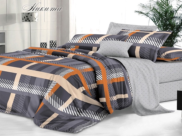 Комплект постельного белья Евро "Sateen De Luxe" Эльф, Никита