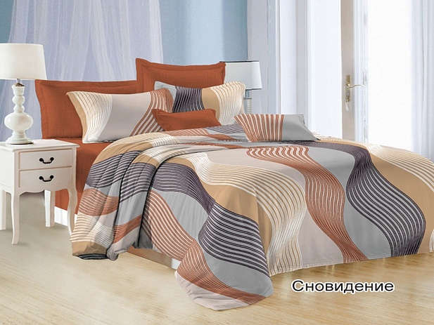 Комплект постельного белья Семейный Satin Collection, Сновидение