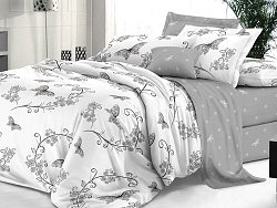 Комплект постельного белья Семейный "Sateen De Luxe" Эльф, Антонэлла