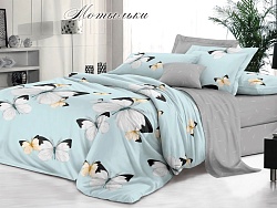 Комплект постельного белья Евро "Белла Вита Люкс" Эльф, Мотыльки