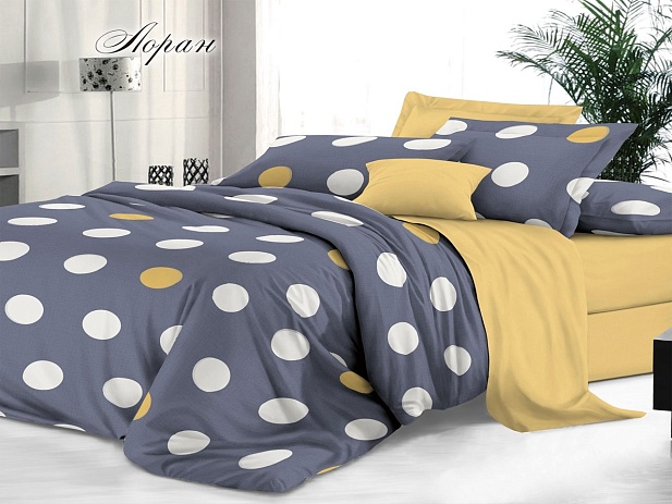 Комплект постельного белья 1,5 спальное "Sateen De Luxe" Эльф, Лоран