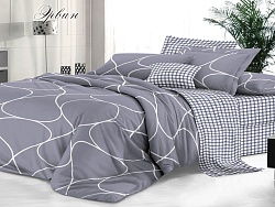 Комплект постельного белья Семейный "Sateen De Luxe" Эльф, Эрвин