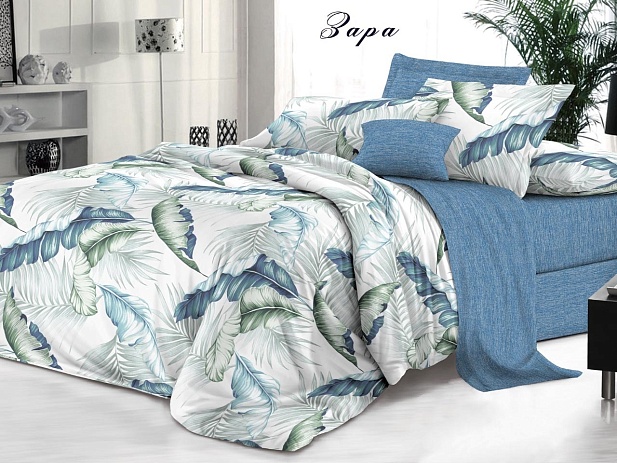 Комплект постельного белья 1,5 спальный "Белла Вита Премиум" Эльф, Зара