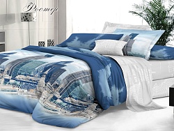 Комплект постельного белья Семейный "Sateen De Luxe" Эльф, Фостер