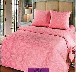 Простыня на резинке из поплина с жаккардовым рисунком / Агат, 140x200 см