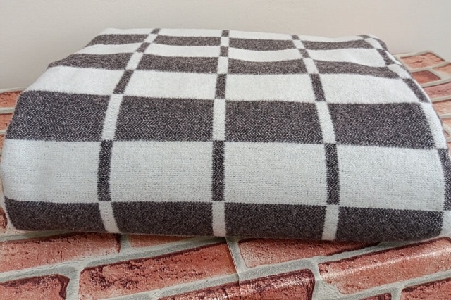 Одеяло байковое 400 гр. 80% хлопок, 140x205 см