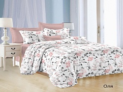 Комплект постельного белья 1,5 спальный Satin Collection, Оля