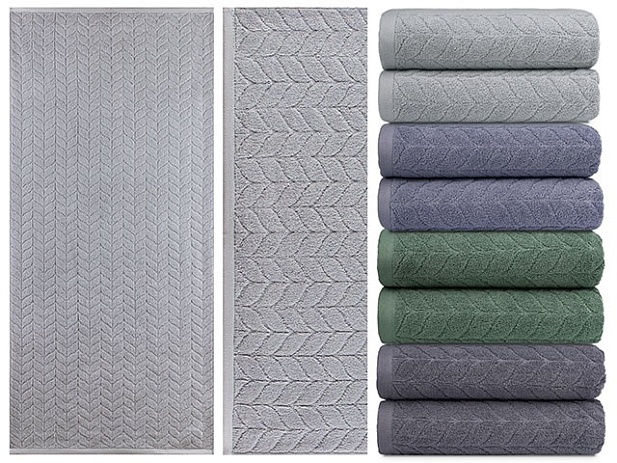 Полотенце махровое "Косы", плотность 420 г/кв.м, 70x140см