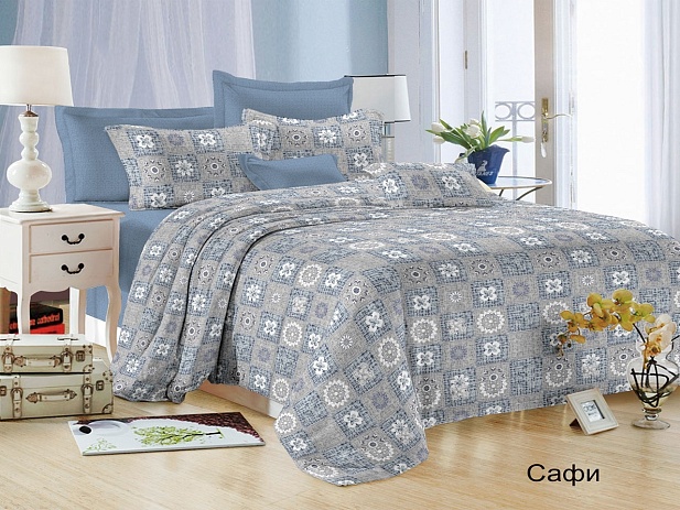 Комплект постельного белья 1,5 спальный Satin Collection, Сафи