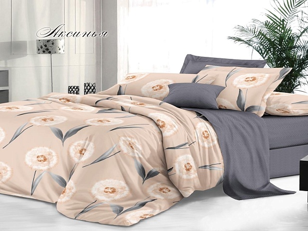 Комплект постельного белья 1,5 спальное "Sateen De Luxe" Эльф, Аксинья