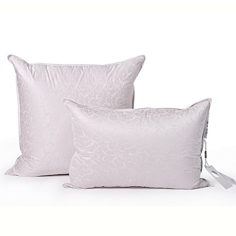 Подушка пуховая Diamond сатин-жаккард, 70*70 см