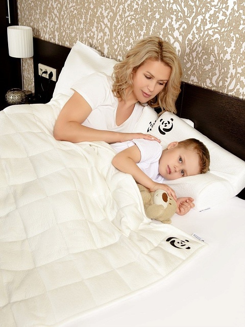 Детское утяжеленное одеяло PandaHug KIDS, 110*140 см
