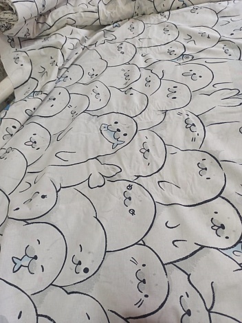 Ткань поплин Котики