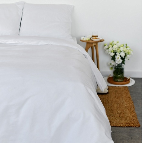 Пододеяльник Бязь 125гр - Отбеленный, Евро мини