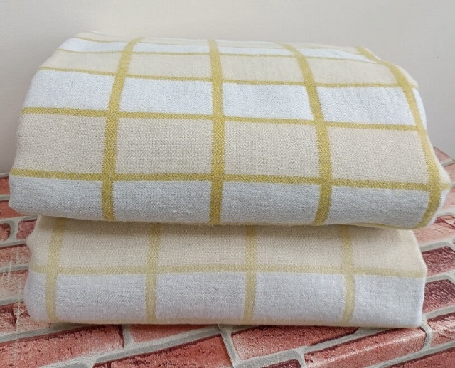 Одеяло байковое 400 гр. 80% хлопок, 140x205 см