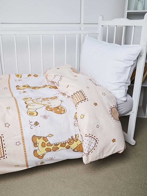 Пододеяльник бязь (без молнии) / Африка 110x140 см